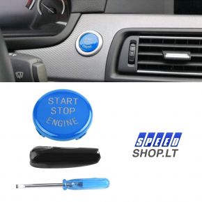 BMW mėlynas Start/Stop mygtukas E 